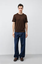 Antioch Kahve Basic Erkek T-Shirt