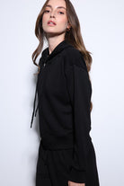 Antioch-Antioch Siyah Kapüşonlu Kadın Sweatshirt-Sweatshirt-2-milagron.live