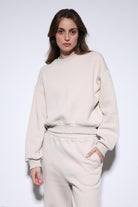 Antioch-Taş Basic Kadın Sweatshirt-Sweatshirt-4-milagron.live