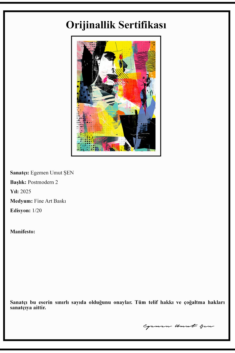 Arete Design by Egemen Umut Şen-Postmodern 2-Tablo-3-milagron.live