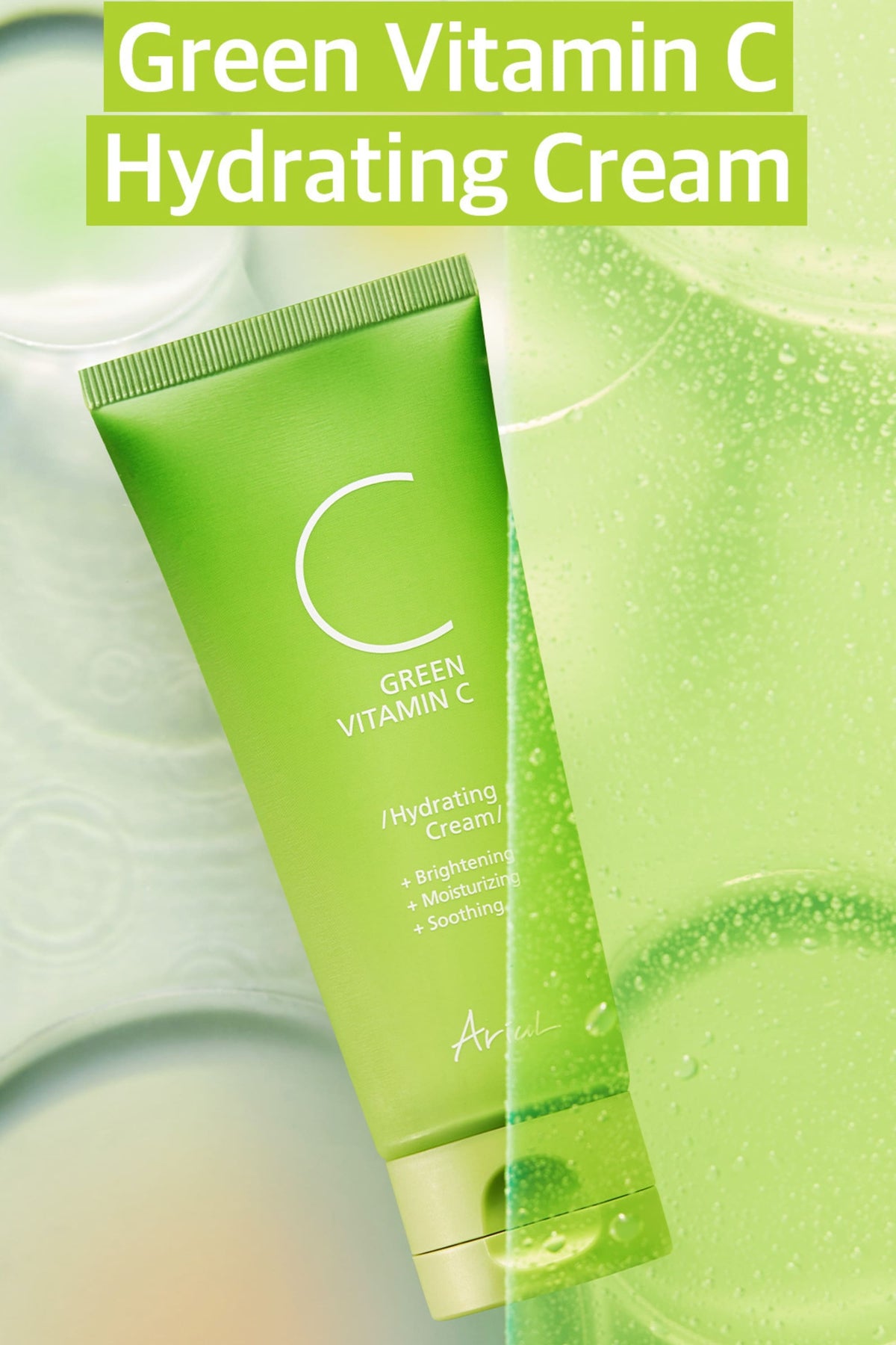 Ariul Green Vitamin C Hydrating Cream 100Ml - Hydro Vitamin C Ile Aydınlatıcı Vegan Nemlendirici