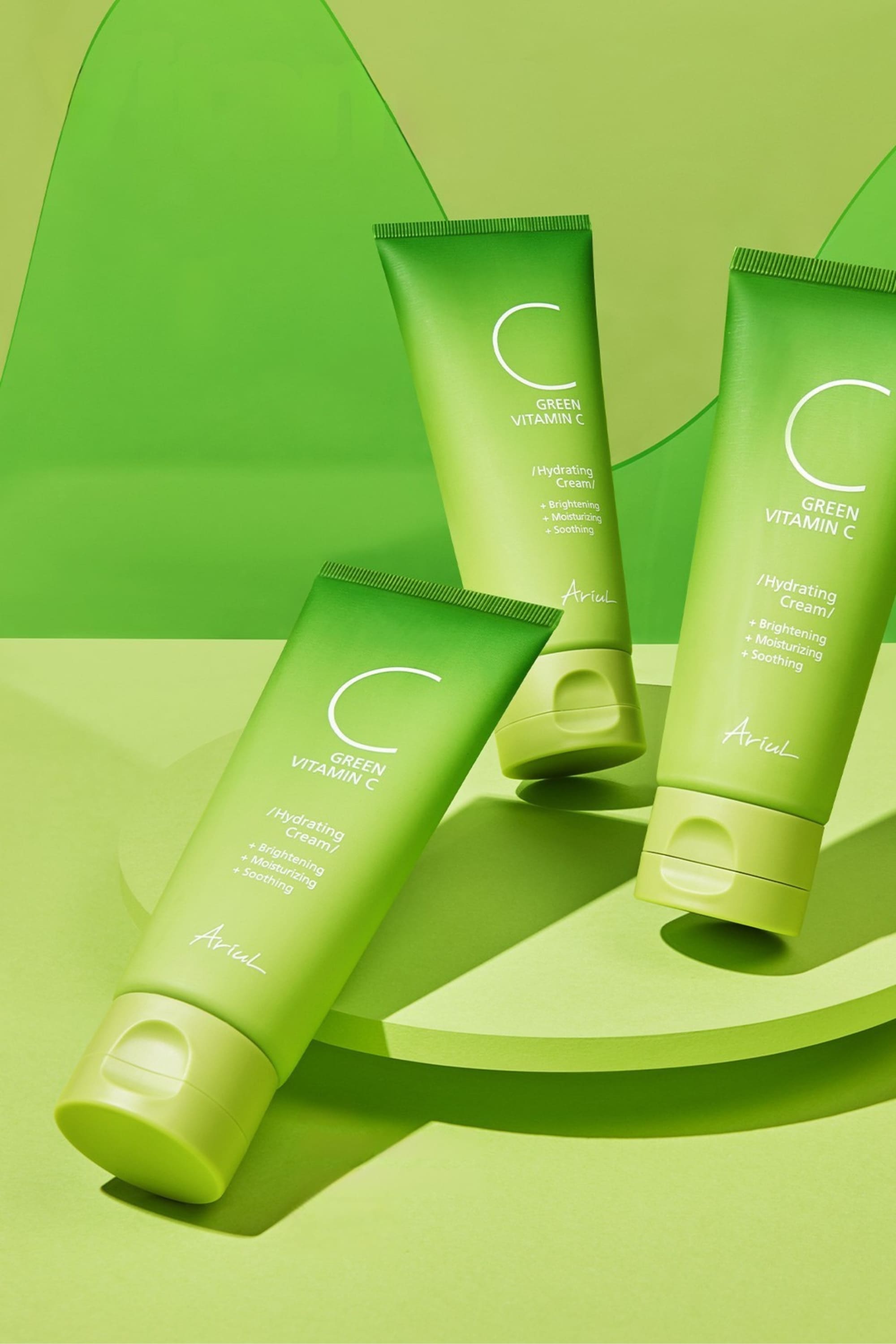Ariul Green Vitamin C Hydrating Cream 100Ml - Hydro Vitamin C Ile Aydınlatıcı Vegan Nemlendirici