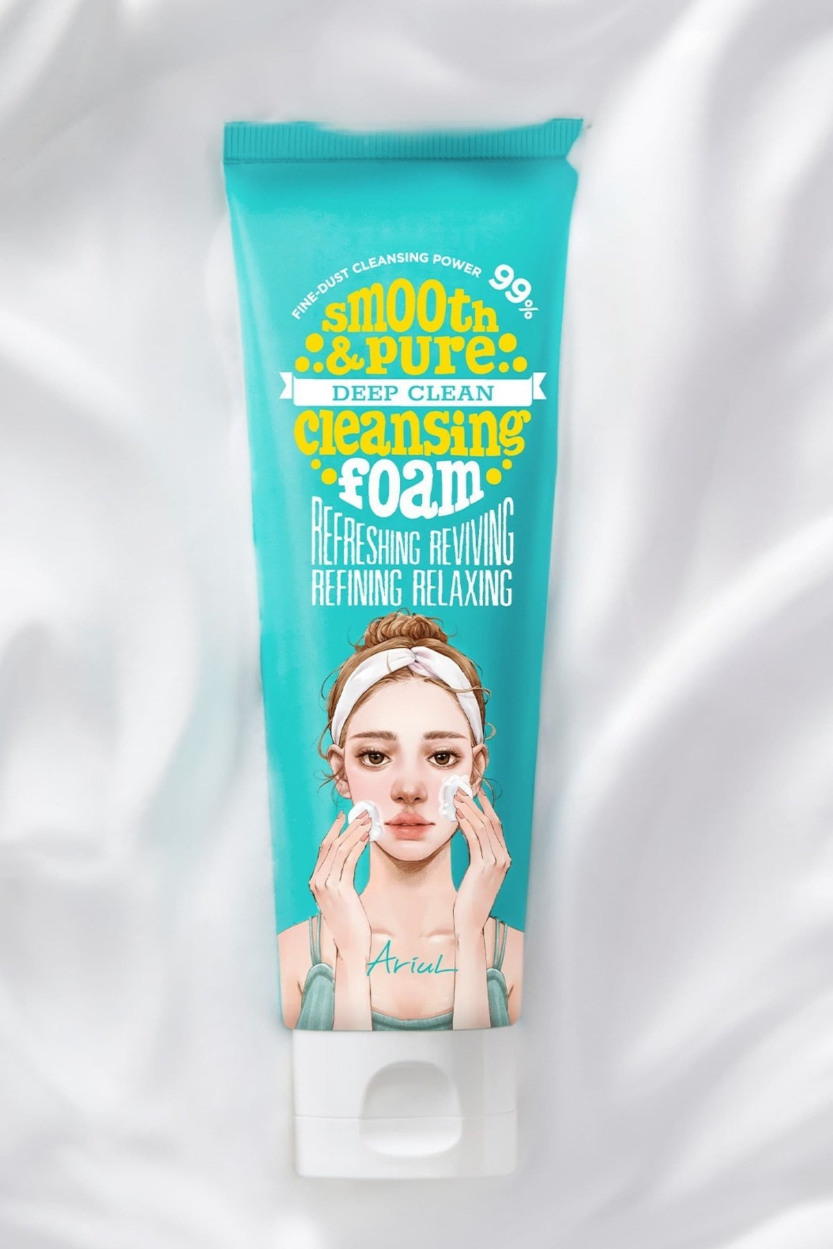 Ariul Smooth & Pure Deep Clean Cleansing Foam 120Ml - Bitki Özlü Arındırıcı Doğal Cilt Temizleme Köpüğü