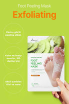 Ariul Smooth & Pure Exfoliating Foot Peeling Mask 2 Pairs - Çorap Tipi Yenileyici & Arındırıcı Ayak Peeling Maskesi 2 Çift (4 Adet)
