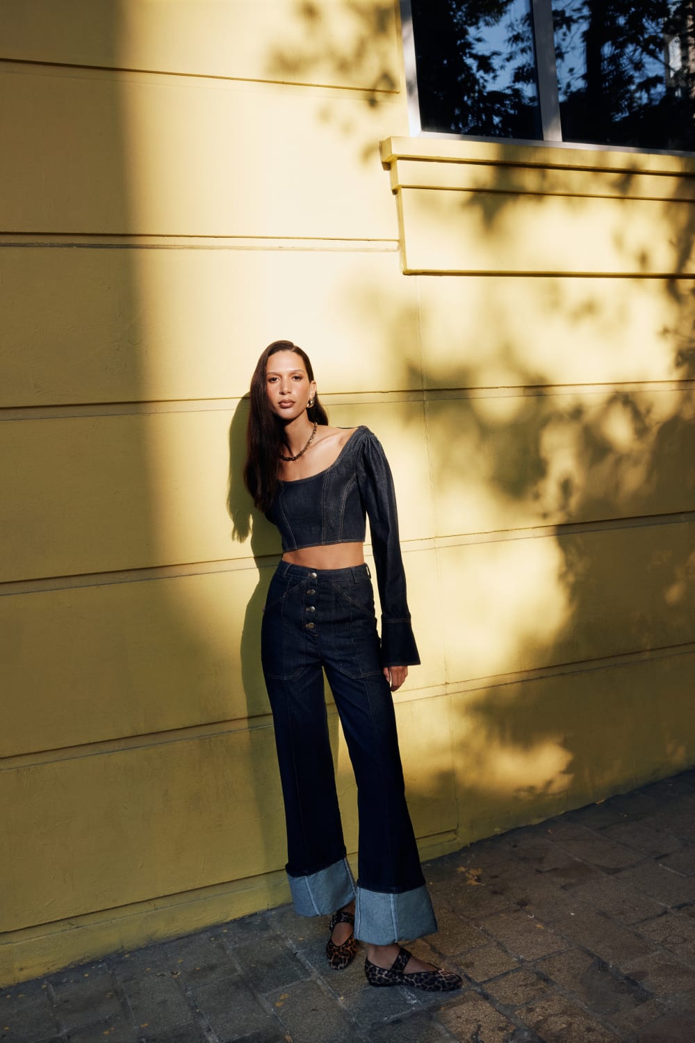Ash. More Than Wear-Lyla Denim Bustier-Top-4-milagron.live