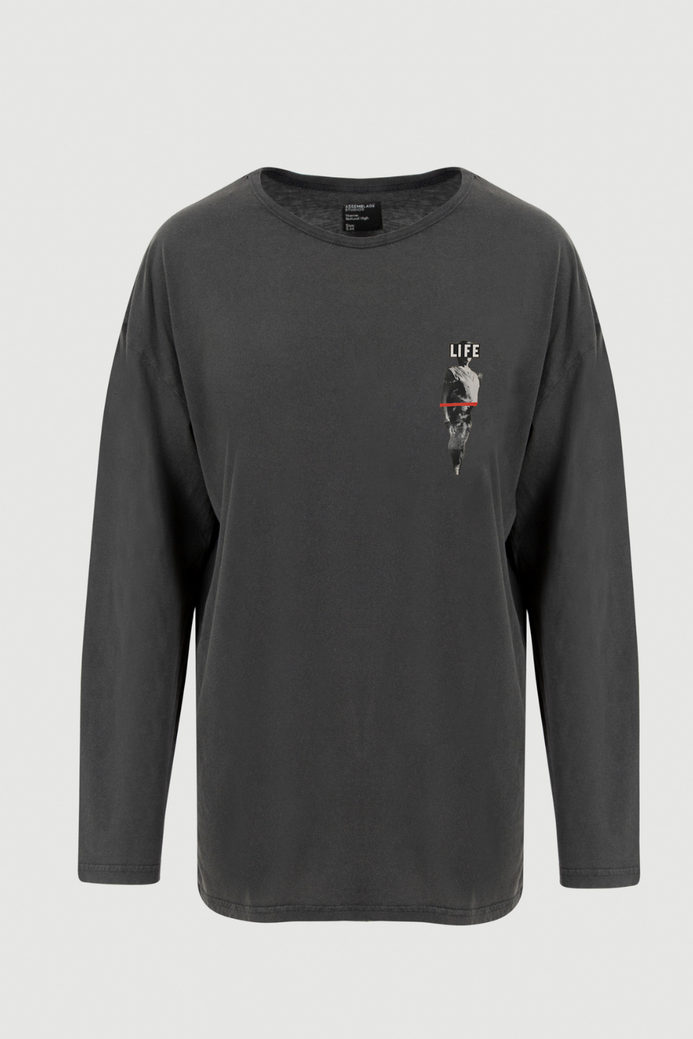 Assemblage Studios-Statue Long Sleeve Tee - Front Print-T-Shirts-1-milagron.live