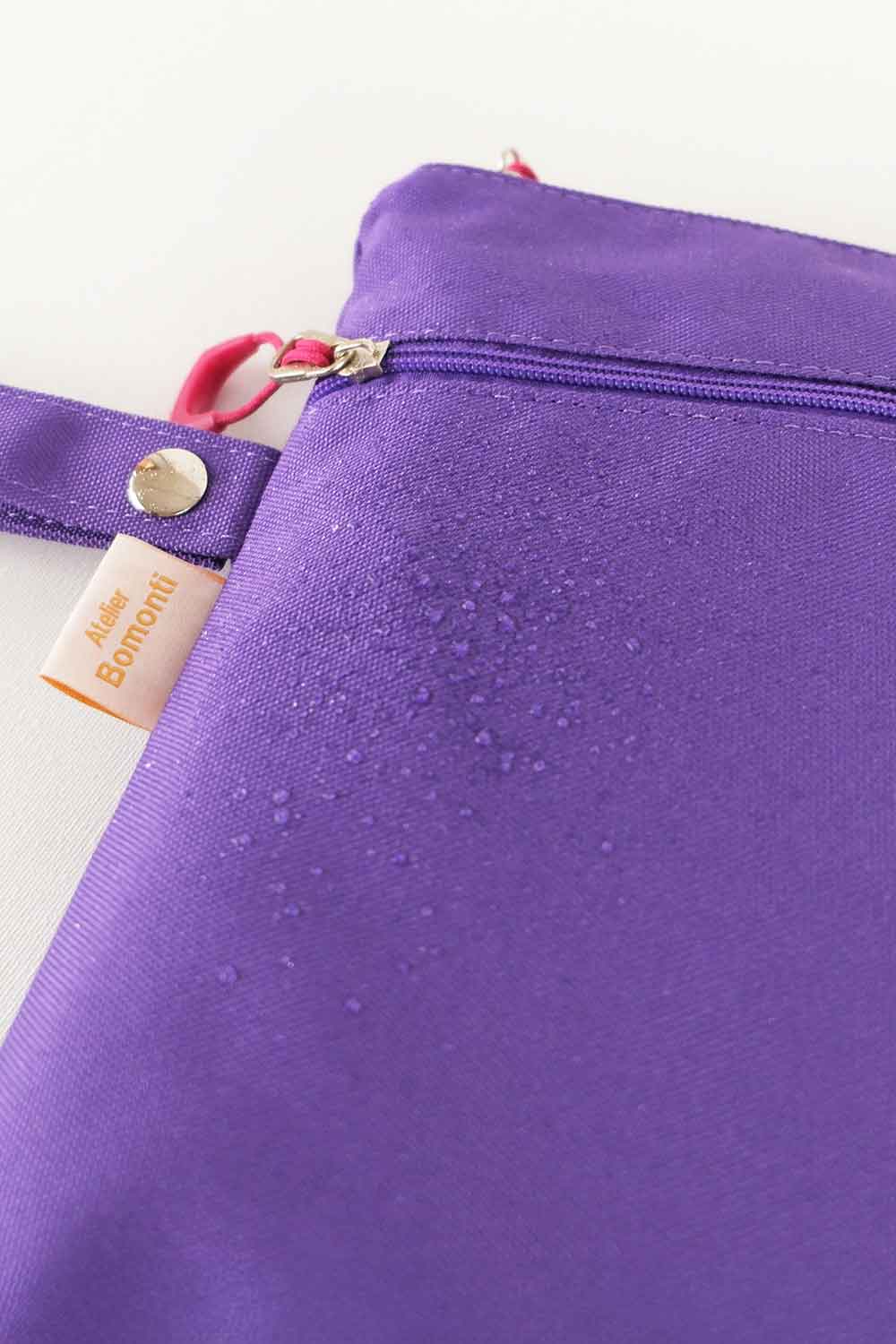 Atelier Bomonti-Mami Kids Wet&dry Su Geçirmez Islak Kuru Kirli Temiz Plaj Havuz Kreş Fonksiyonel Mor Çanta-Omuz Çantası-5-milagron.live