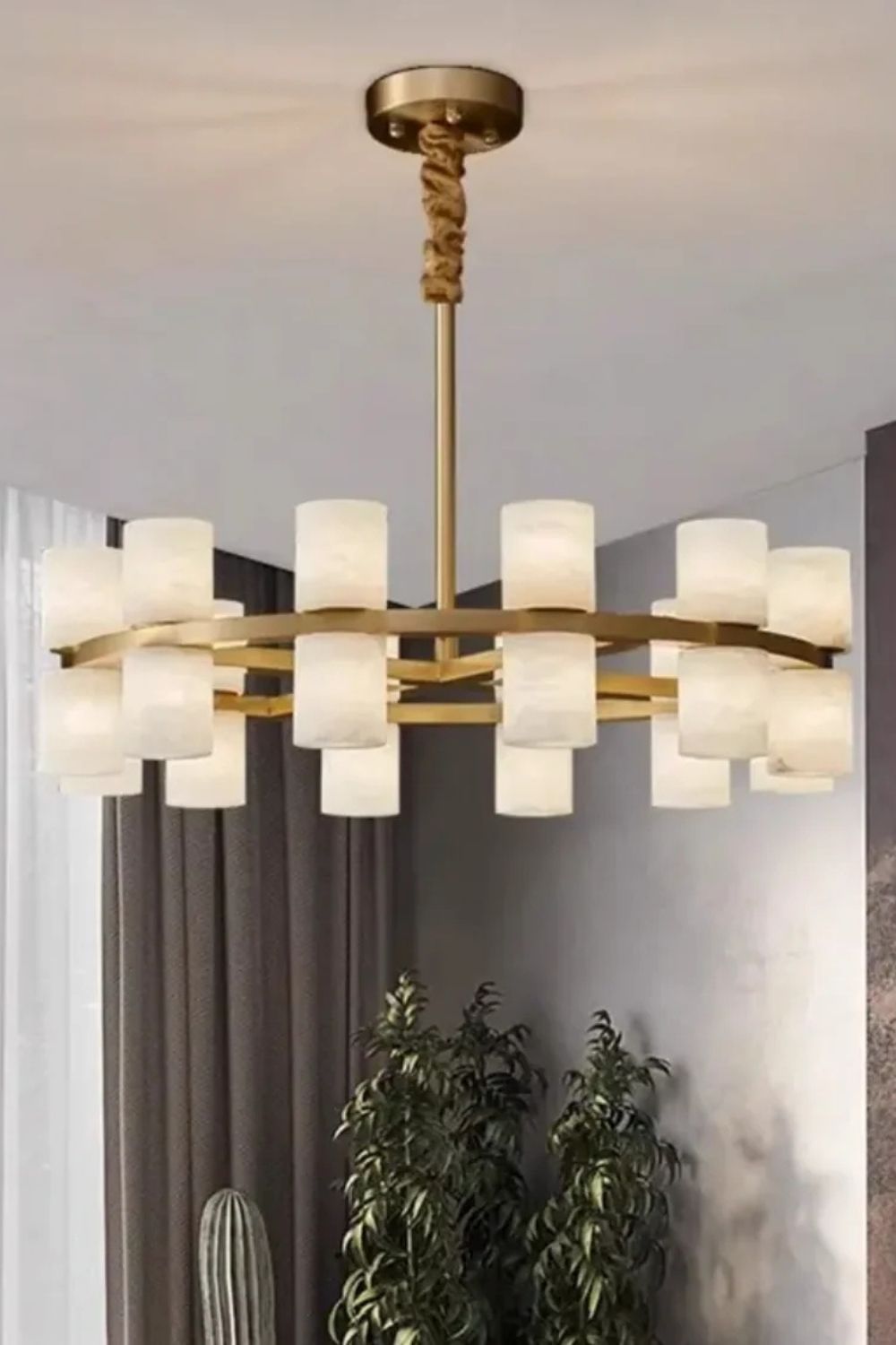 Monaco Alabaster Lineer Avize - 3