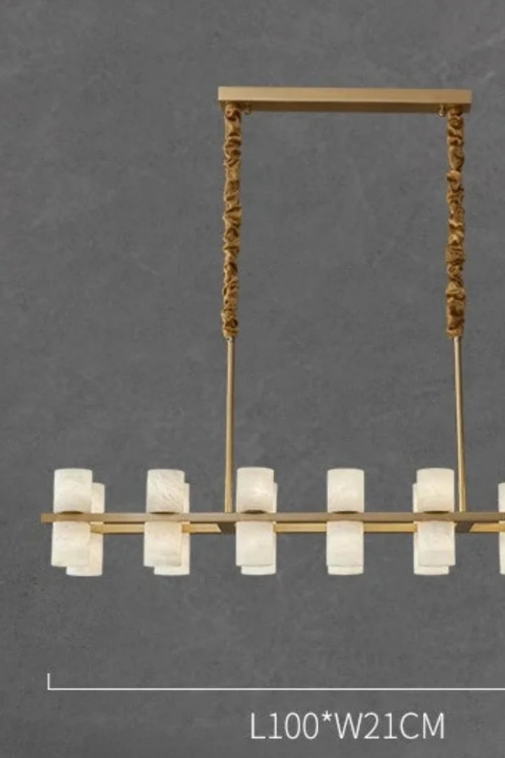 Monaco Alabaster Lineer Avize - 7