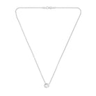 Couple Octagon Necklace In Silver