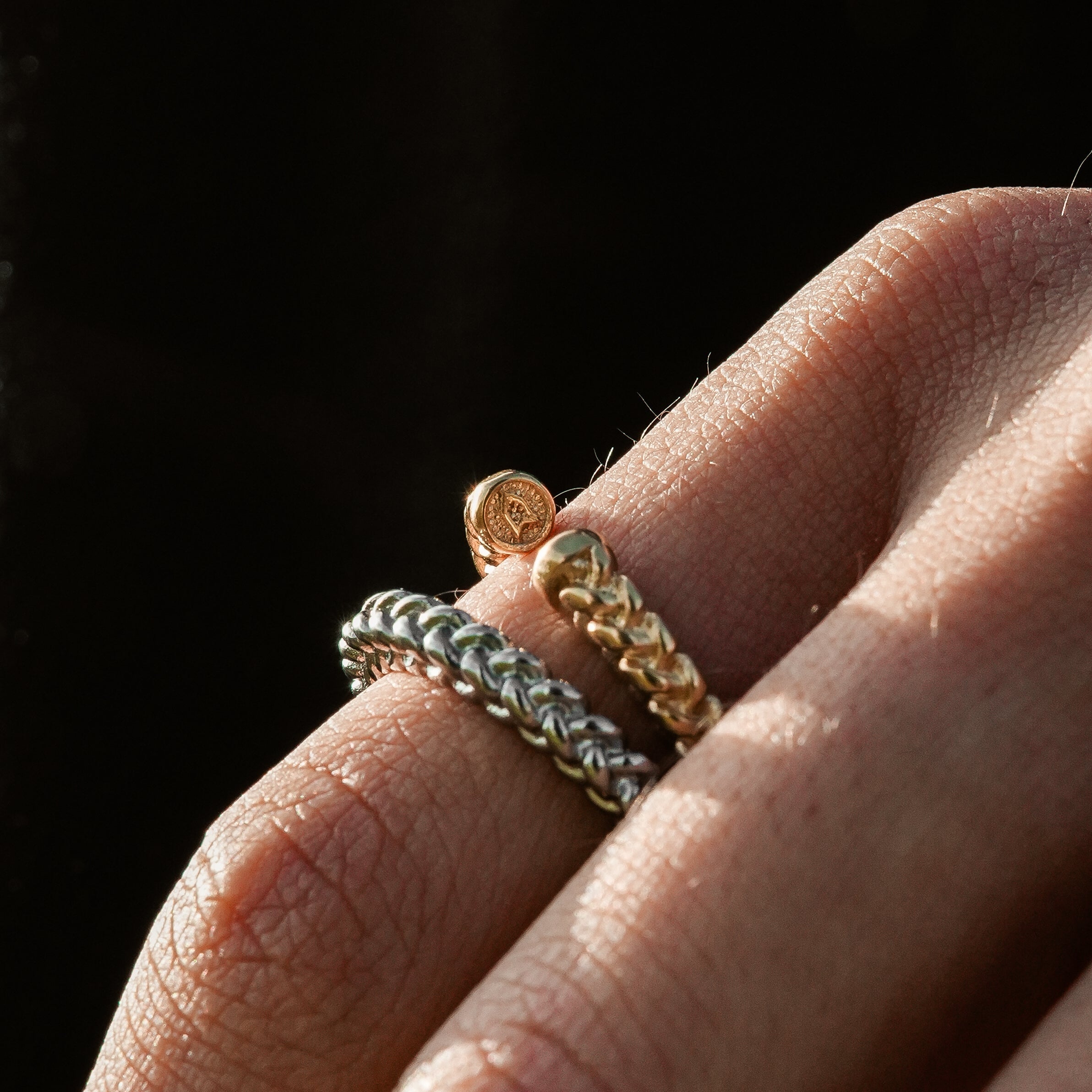 Mesh Ring In Gold
