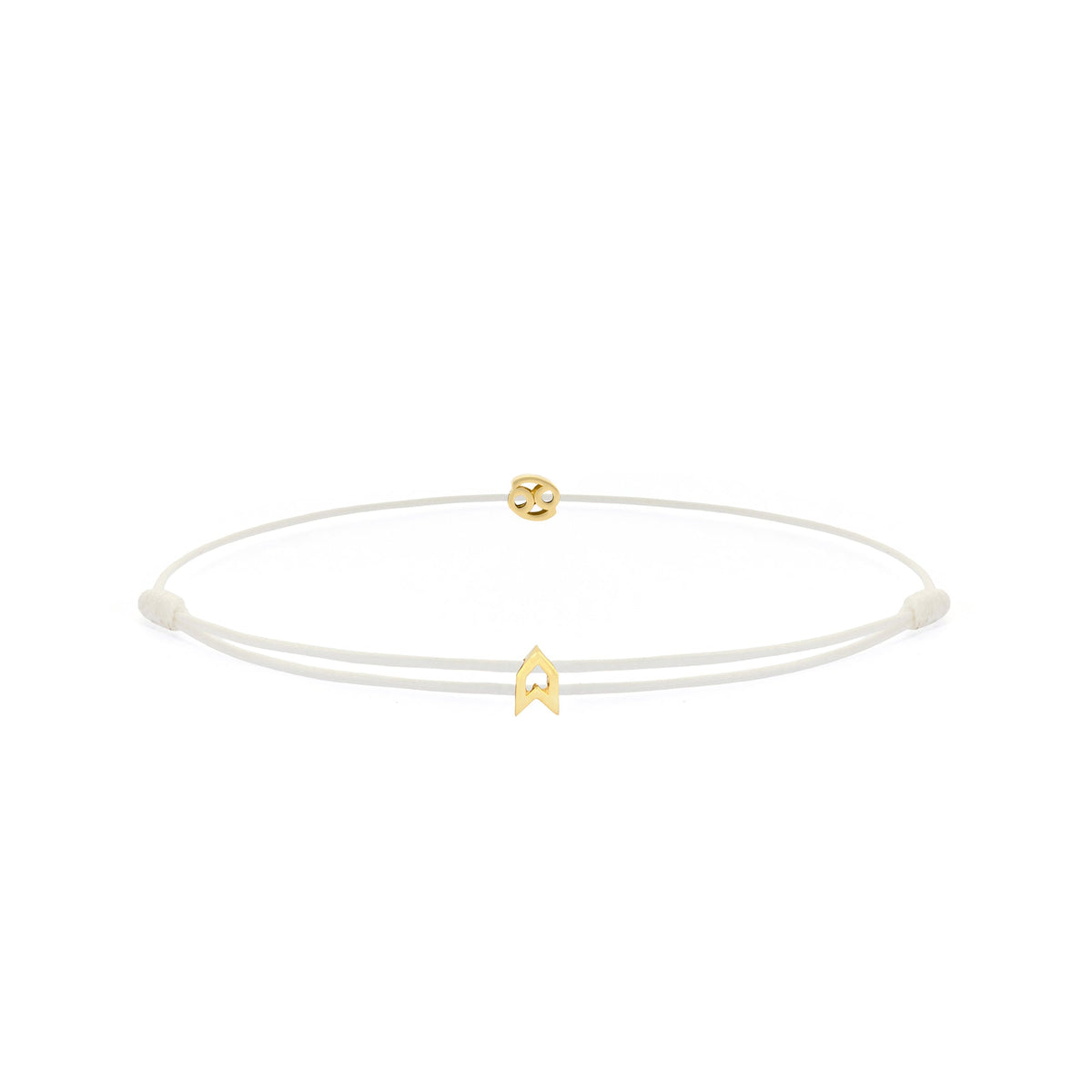 Zodiac White Chance Bracelet In Gold