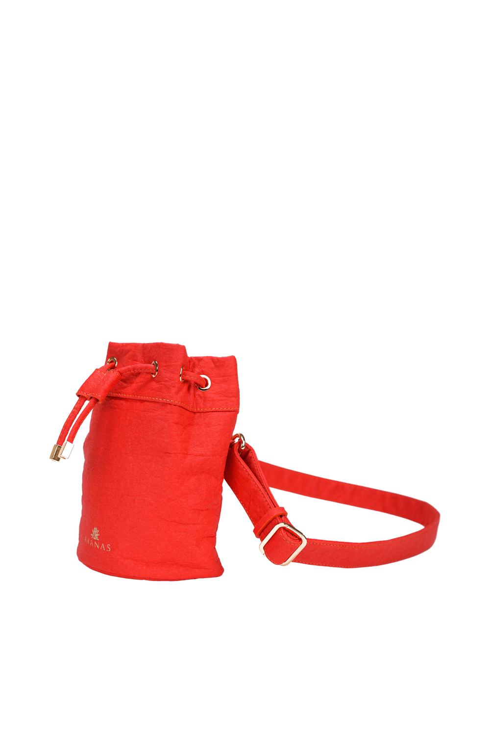 Ayanas-Ela Bucket Bel Çantası – PIÑATEX® Paprika-Bel Çantası-4-milagron.live