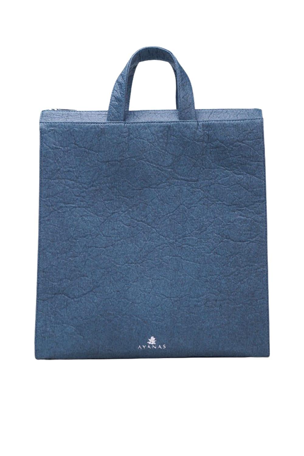 Ayanas-Ren Sırt Çantası – PIÑATEX® Washed Indigo-Sırt Çantası-1-milagron.live