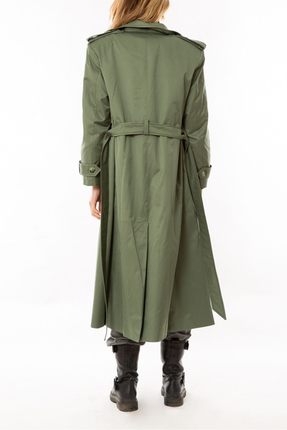 Aynoor-Christina Trech Coat-Trençkot-3-milagron.live