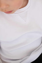 Babybek-Premium Oversize Unisex Çocuk Beyaz T Shirt-T-Shirts-7-milagron.live
