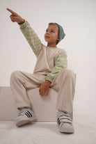 Babybek-Premium Unisex Eşofman Takımı Mint Dama-Alt - Üst Takım-6-milagron.live