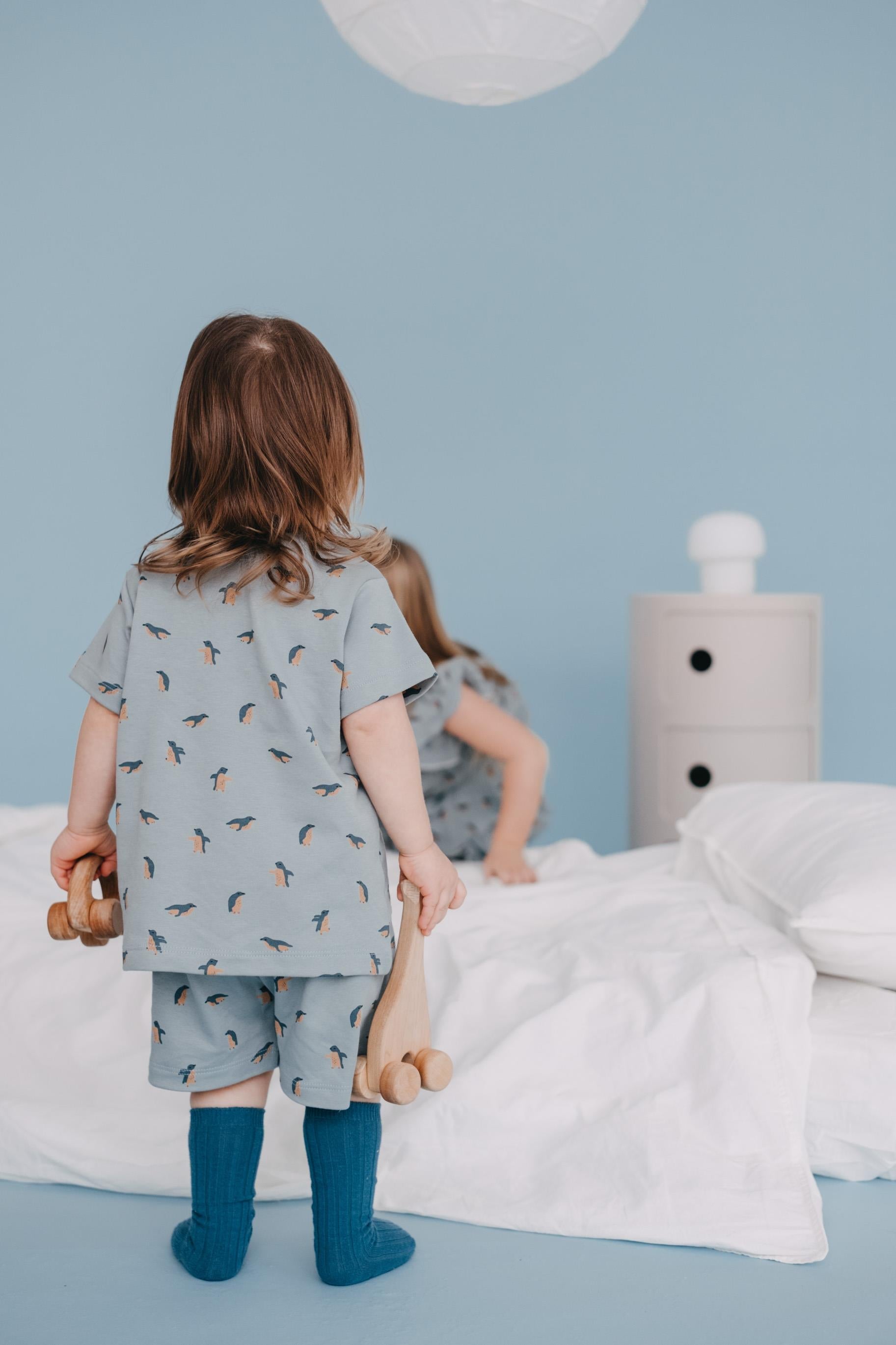 Babybek-Unisex Kısa Kollu Pijama Takımı-Pijama Takımı-2-milagron.live