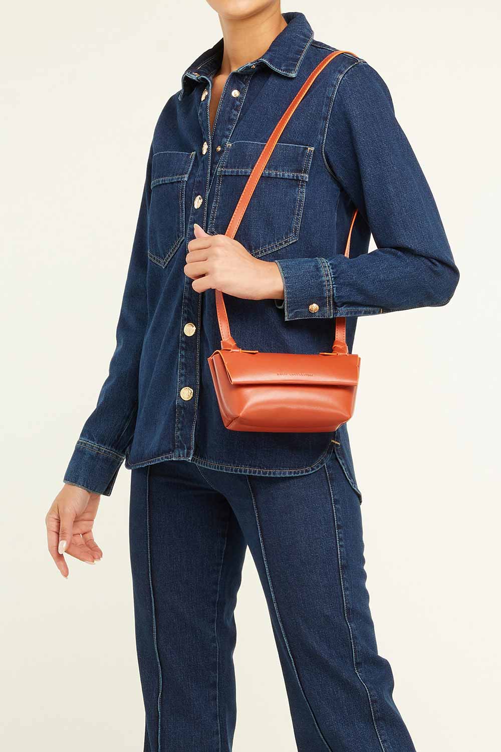 Bagh Collection-Apple Crossbody Bagh Orange-Omuz Çantası-4-milagron.live