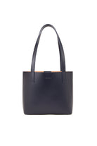 Bagh Collection-Mini Tote Bag In Dark Blue-Omuz Çantası-3-milagron.live