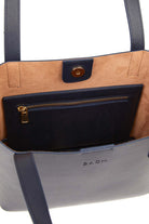 Bagh Collection-Mini Tote Bag In Dark Blue-Omuz Çantası-4-milagron.live