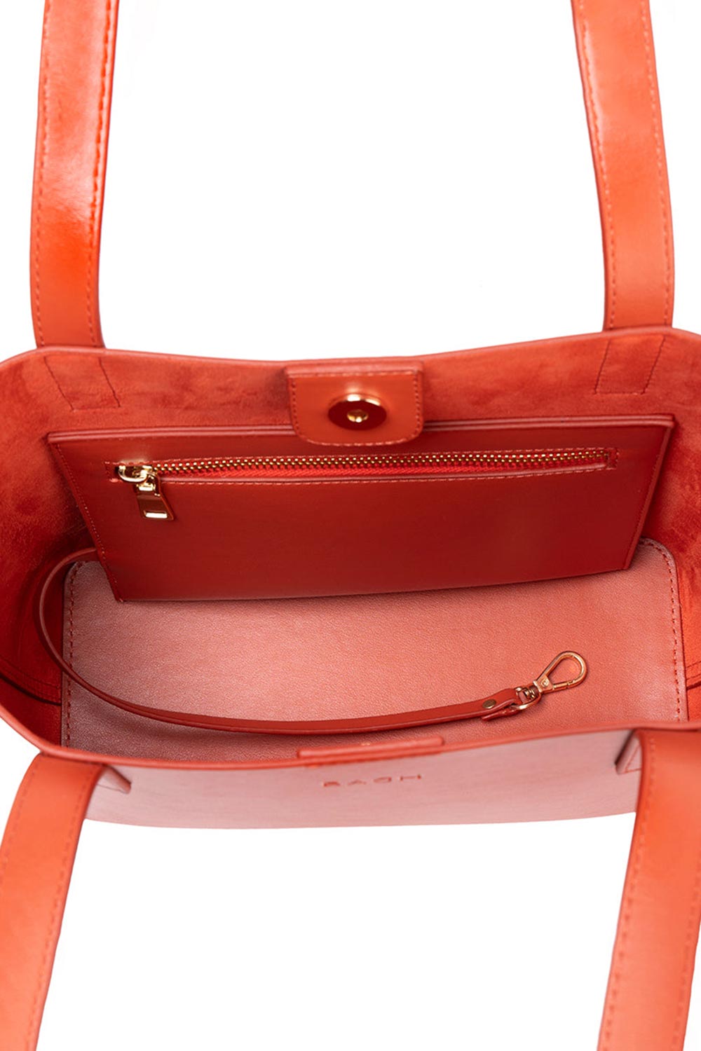 Bagh Collection-Mini Tote Bag In Orange-Omuz Çantası-4-milagron.live