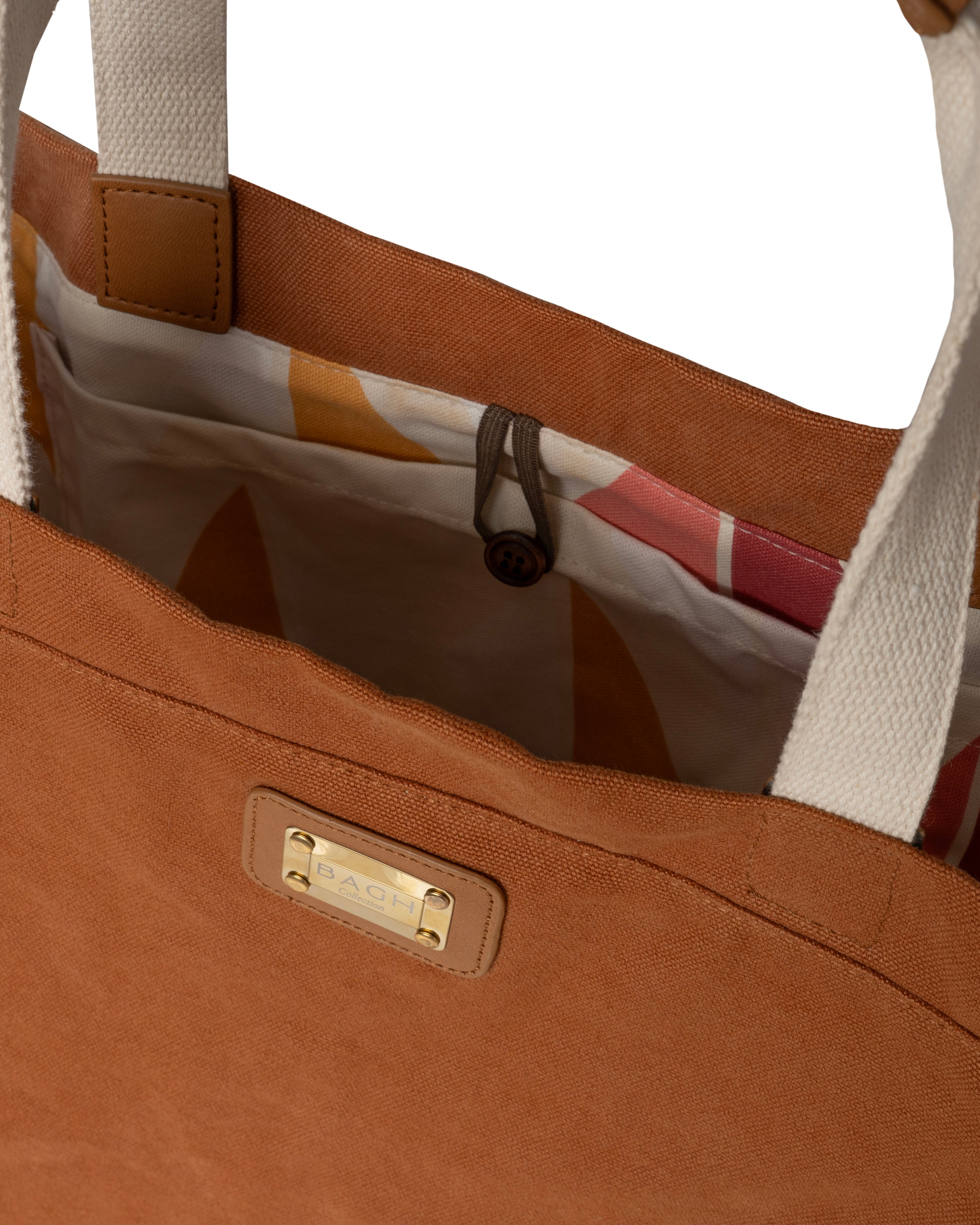 Bagh Collection-Sole Tote Terracotta-4-milagron.live