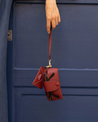 Bagh Collection-Wearable Glasses Case In Maroon-1-milagron.live