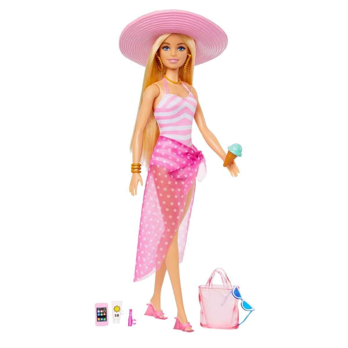 Hpl73 Barbie Plaj Günü Oyun Seti - Barbie