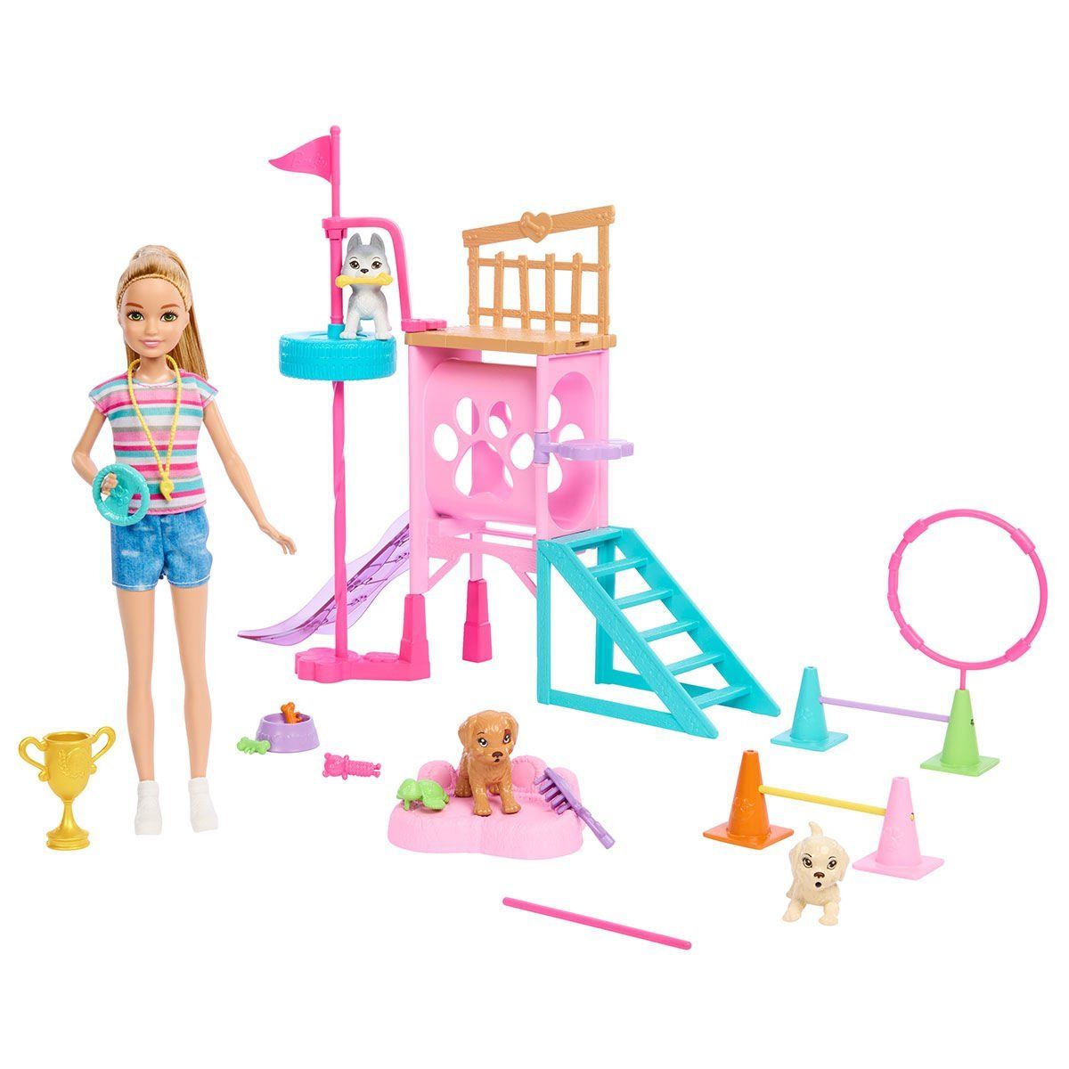 Hrm10 Stacienin Köpekçik Oyun Parkı - Barbie And Stacie To The Rescue