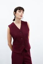 Daisy Yelek - Bordo