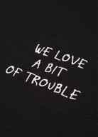 Siyah Trouble T-Shirt