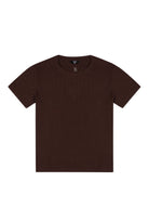 Waffle T-Shirt - Kahverengi
