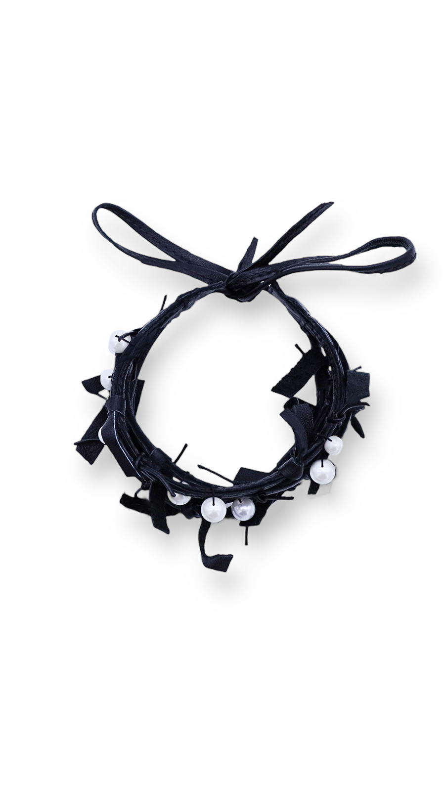 Pellis Deri Choker Kolye