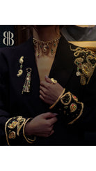 Royal Altin Kaplama Choker Kolye