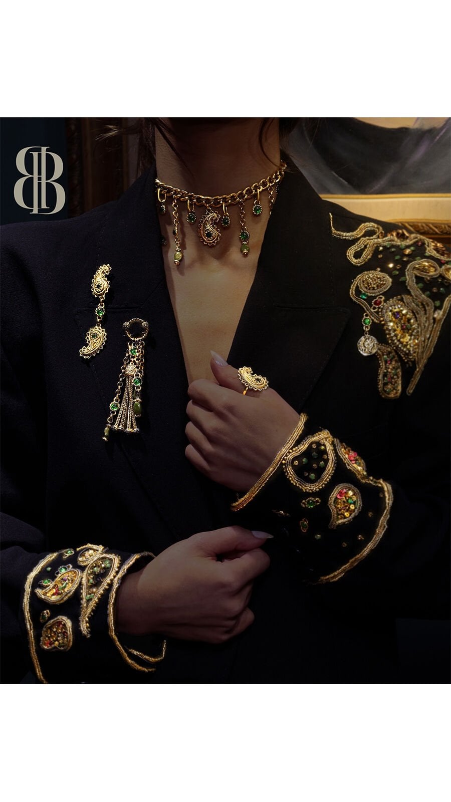 Royal Altin Kaplama Choker Kolye
