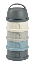 4 Katmanlı Süt Tozu Kutusu Ve Atıştırmalık Kabı (Mineral Grey/ Blue)
