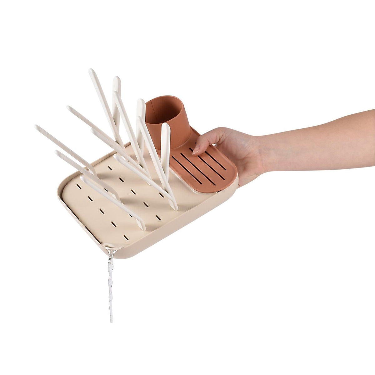 Forest Biberon Kurutma Standı, Terracotta/Clay