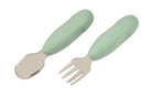 Paslanmaz Çelik Çatal Kaşık Seti, Sage Green