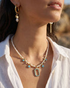 Azure Pearl Necklace