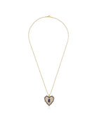 Valentina Blue Gem Heart Necklace