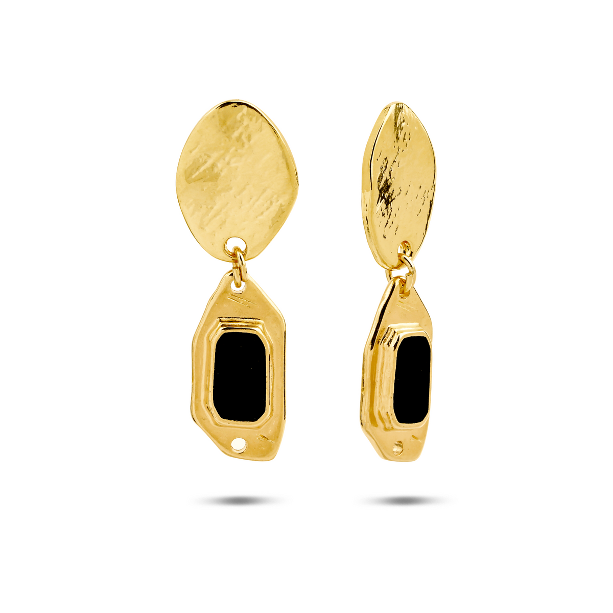 Berrin özkan-Black Halo Earrings-Earring-1-milagron.live