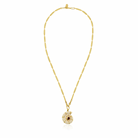 Berrin özkan-Helios Spiral White Chain Necklace-Necklaces-1-milagron.live