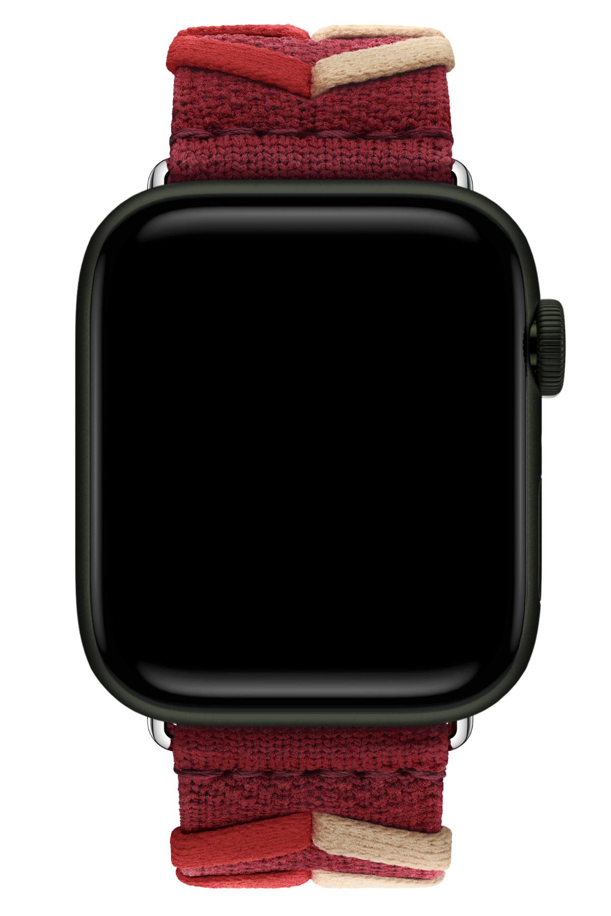 Apple Watch Uyumlu Basic Loop Örme Kordon Reddish