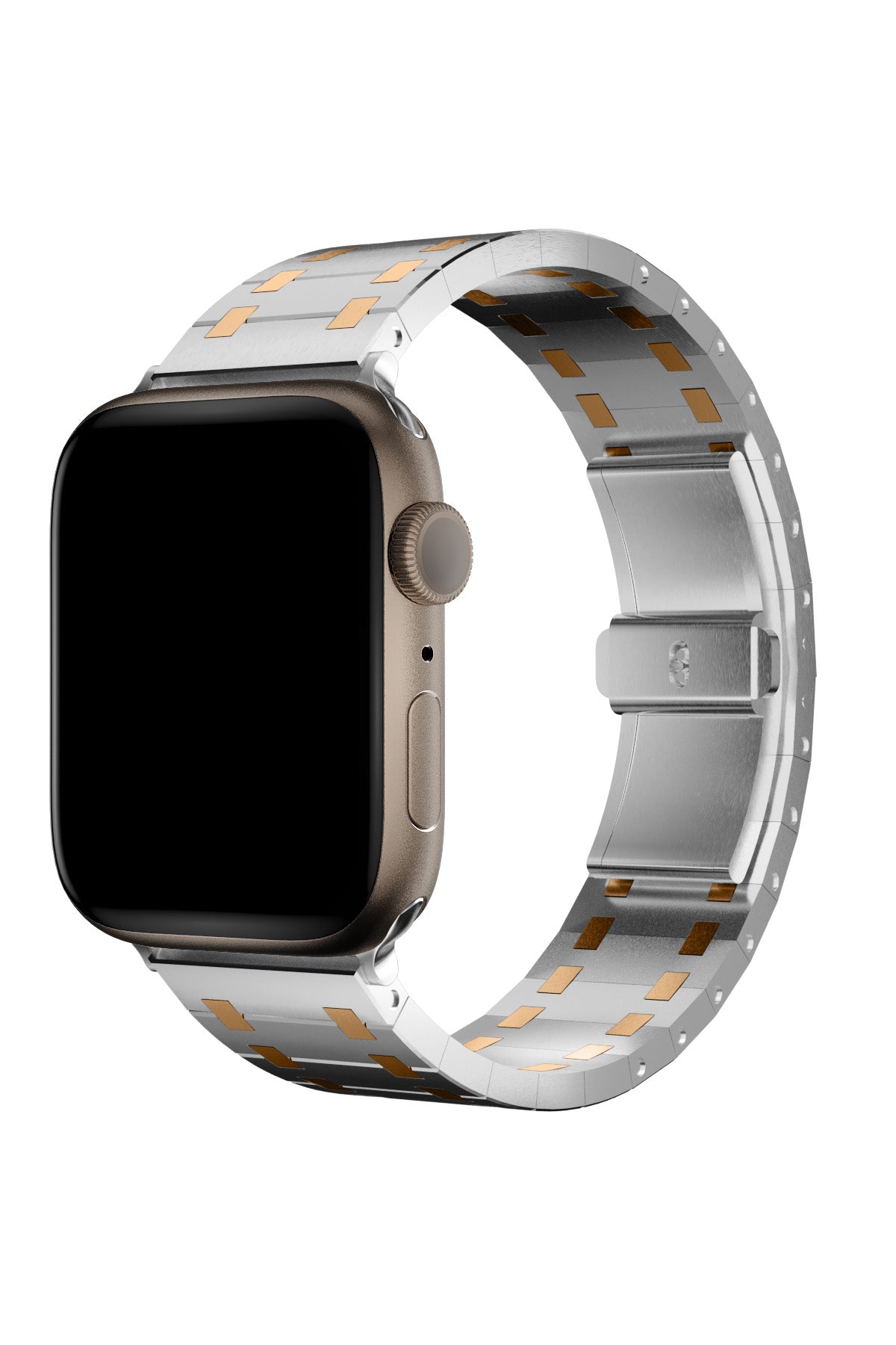 Apple Watch Uyumlu Royal Edition Çelik Kordon Roz