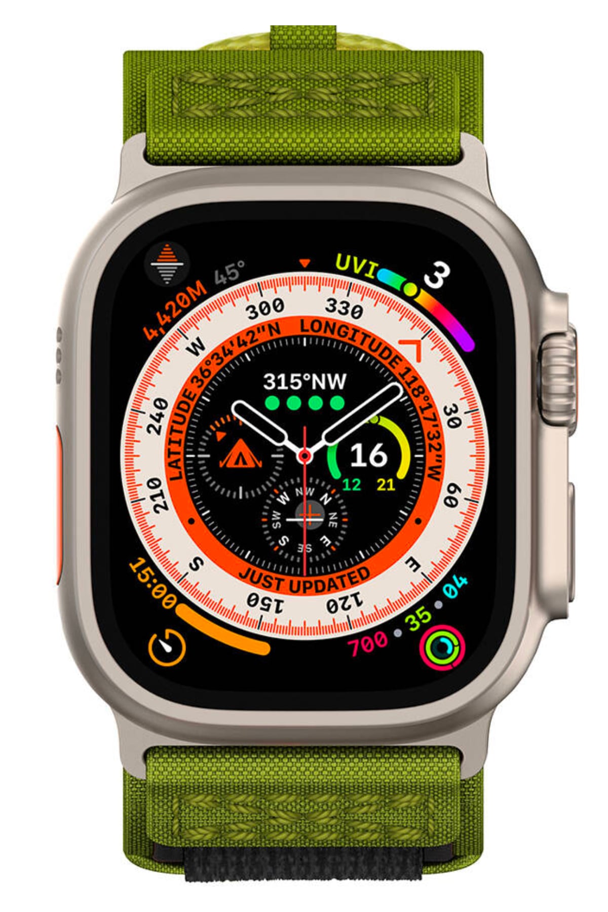 Apple Watch Uyumlu Tactical Loop Kordon Tropical