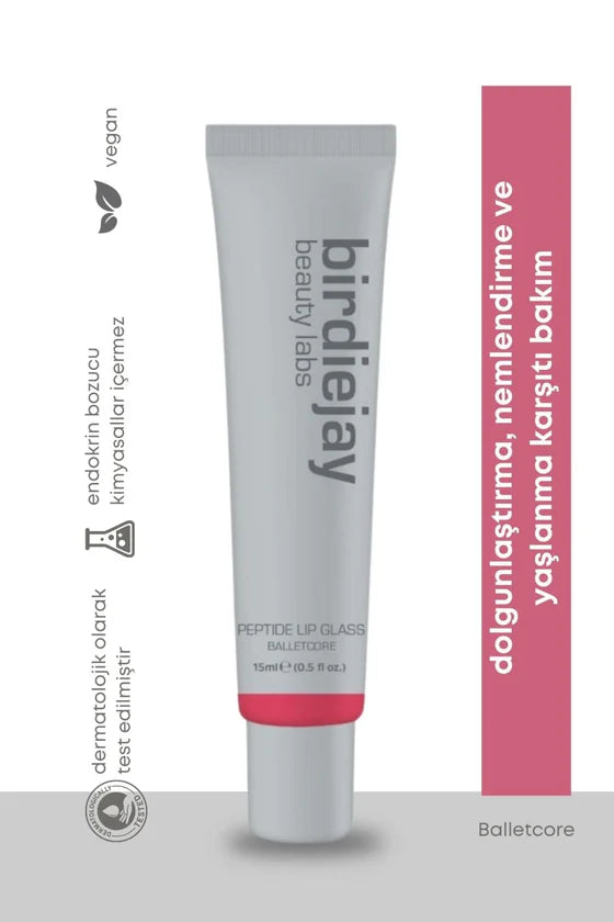 Birdiejay Beauty Labs Peptide Lip Glass - Balletcore