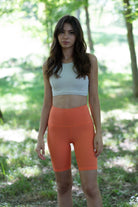 Birdiejay-Birdieflex Oh So Summer Biker Shorts Turuncu Bi̇si̇kletçi̇ Şortu-Şort-6-milagron.live