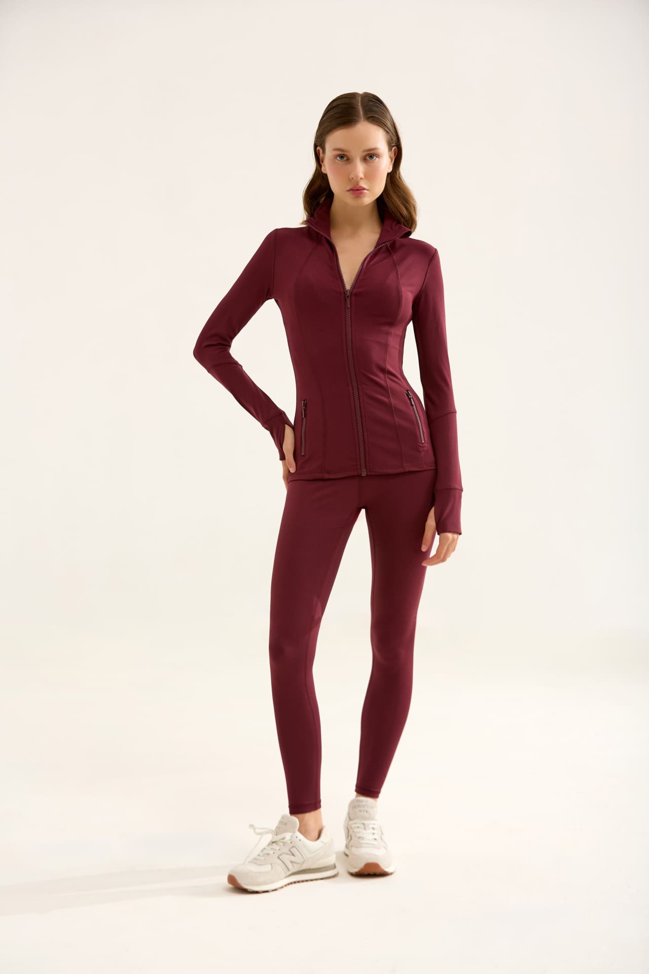 Birdiejay-Birdiesmooth Main Character Pilates Jacket Bordo Pi̇lates Ceketi̇-Ceketler-5-milagron.live