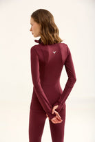 Birdiejay-Birdiesmooth Statement Half Zip Bordo Yarim Fermuarli üst-3-milagron.live